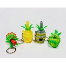 Silicone Keychain Pineapple